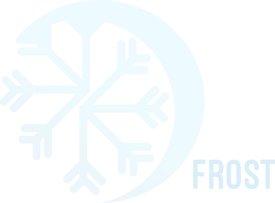 Tło z logo Frost